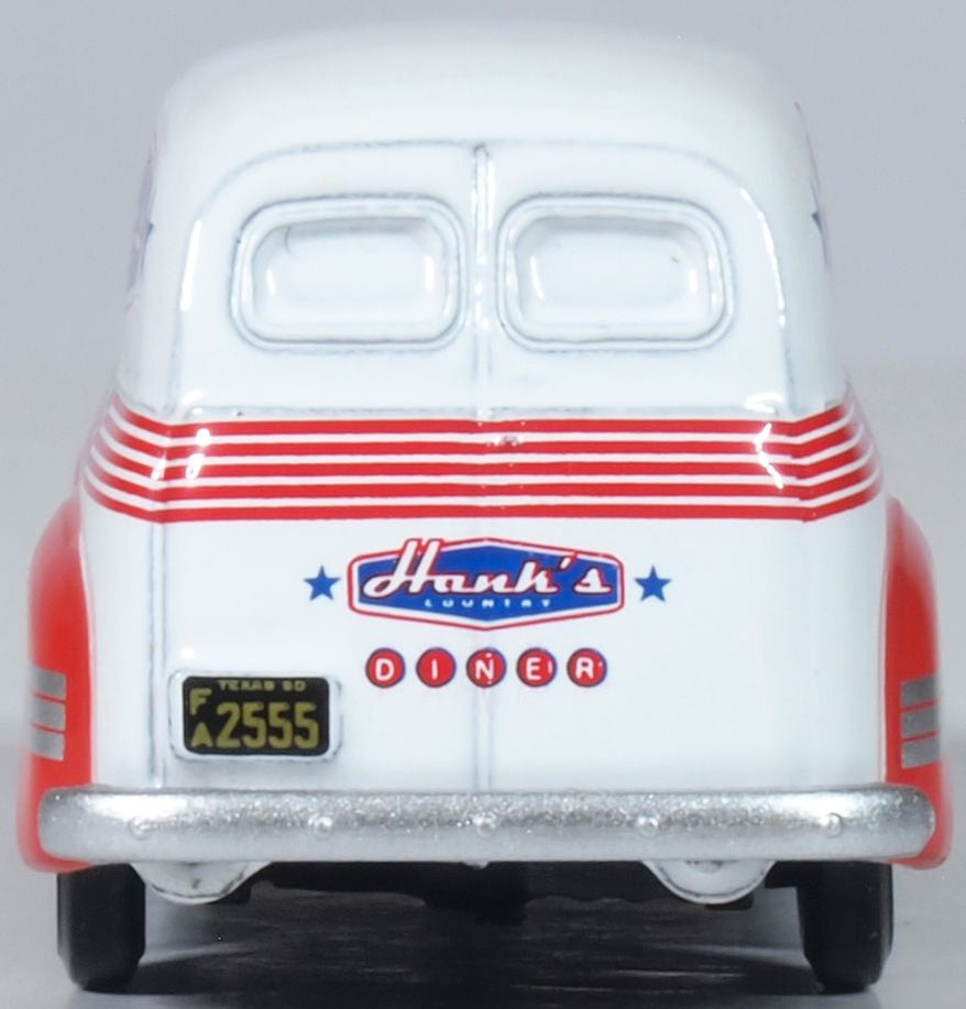 Maquette 1/87 Chevrolet Panel Van Ambulance 1950 - Oxford - Blanc Et Rouge - Neuf