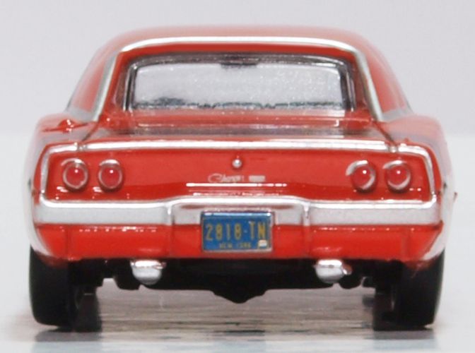 Oxford Diecast Dodge Charger 1968 Bright Red 1:87 87DC68001