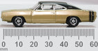 Oxford Diecast Dodge Charger 1968 Gold and Black 87DC68002
