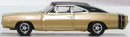 Oxford Diecast Dodge Charger 1968 Gold and Black 87DC68002