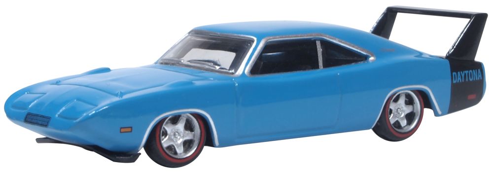 Oxford Diecast Dodge Charger Daytona 1969 Bright Blue