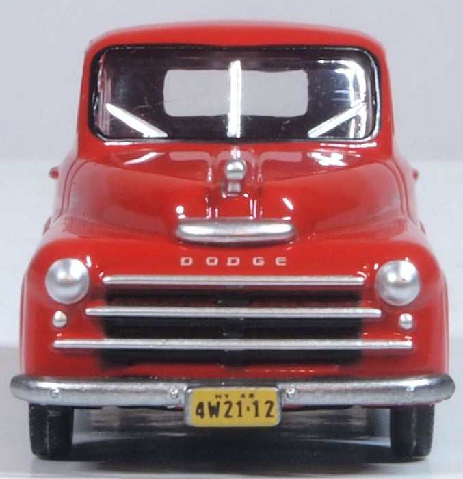 Oxford Diecast Dodge B-1B Pick Up 1948 Truck Red