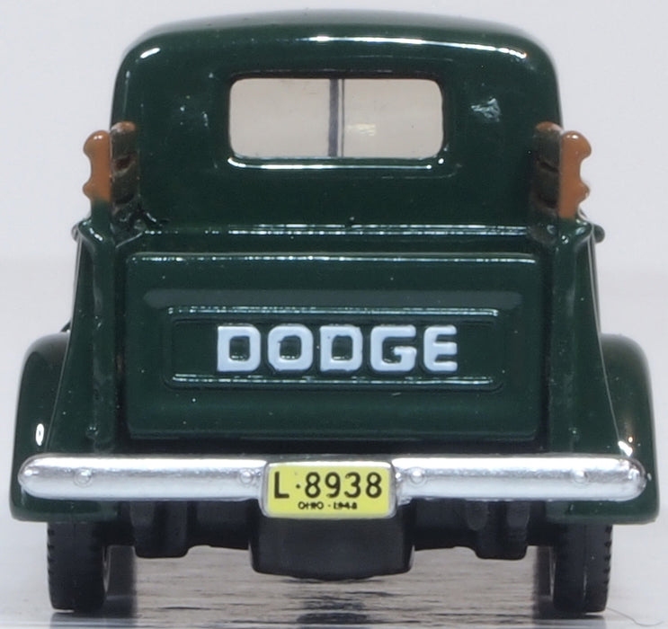 Oxford Diecast Dark Green Dodge B-1B Pick Up 1948