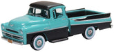 Oxford Diecast Dodge D100 Sweptside Pick Up 1957 Turquoise/Jewel Black 87DP57002