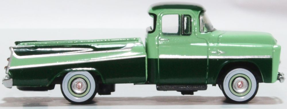 Oxford Diecast Dodge D100 Sweptside Pick Up 1957 Forest Green/misty Gr 87DP57003