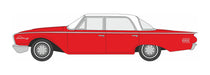 87FF60001 1960 Ford Fairlane Sedan 500 Town Monte Carlo Red/Corinthian