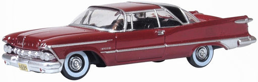 Oxford Diecast Imperial Crown 2 Door Hardtop 1959 Radiant Red-Black. 87IC59003