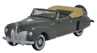 Oxford Diecast Lincoln Continental 1941 Pewter Grey - 1:87 Scale 87LC41003