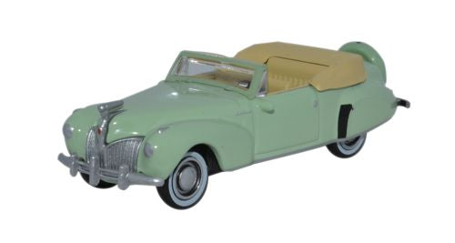 Oxford Diecast 1941 Lincoln Continental Paradise Green - 1:87 Scale 87LC41005