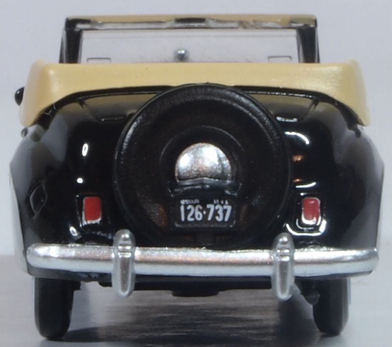 Oxford Diecast Lincoln Continental 1941 Black and Tan