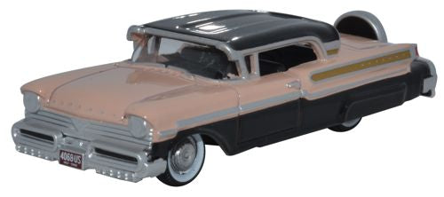 Oxford Diecast 1957 Mercury Turnpike Black/Pastel Peach - 1:87 Scale 87MT57001