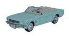 Oxford Diecast 1965 Ford Mustang Convertible Tropical Turquoise - 1:87 87MU65002