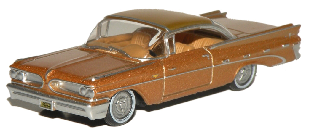 Oxford Diecast Pontiac Bonneville Coupe 1959 Canyon Copper Metallic 87PB59001