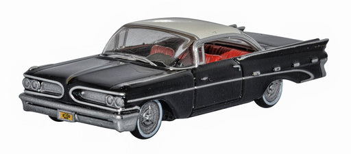 Oxford Diecast Regent Black and White Pontiac Bonneville Coupe 1959 87PB59004