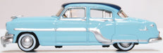 Oxford Diecast Pontiac Chieftain 4 Door 1954 Mayfair Blue/san Marino B 87PC54001