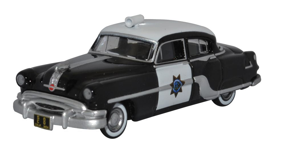 Oxford Diecast California Highway Patrol Pontiac Chieftain 4 Door 1954 87PC54003