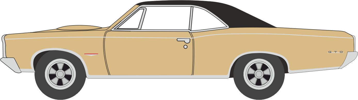 87PG66003 1966 Pontiac GTO Martinique Bronze/Black