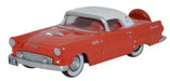 Oxford Diecast Ford Thunderbird 1956 Fiesta Red_Colonial White - 1:87 87TH56004