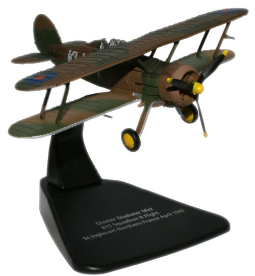Oxford Diecast Gloster Gladiator 1:72 Scale Model Aircraft AC023