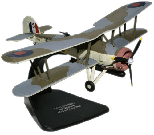 Oxford Diecast Fairey Swordfish 1:72 Scale Model Aircraft AC025