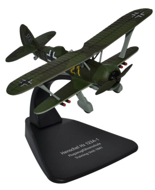 Oxford Diecast Henschel 123A 1:72 Scale Model Aircraft AC040