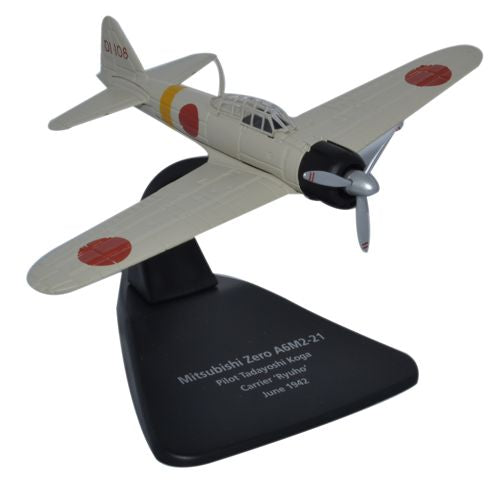 Oxford Diecast Mitsubushi Zero Koga Ryuho 1:72 Scale Model Aircraft AC053