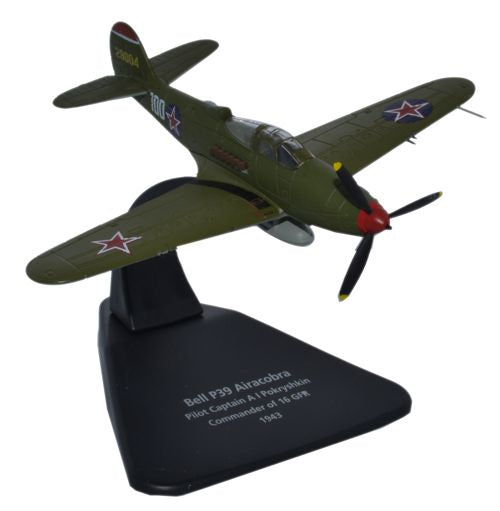 Oxford Diecast Airacobra Pokryshkin 1943 1:72 Scale Model Aircraft AC055