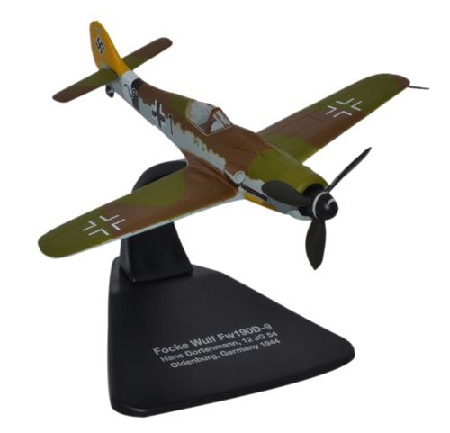 Oxford Diecast Focke Wulf 190D Germany 1944 1:72 Scale Model Aircraft AC057