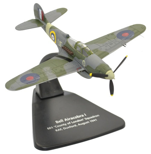 Oxford Diecast Bell Airacobra RAF Duxford Scale 1:72 Model Aircraft AC071