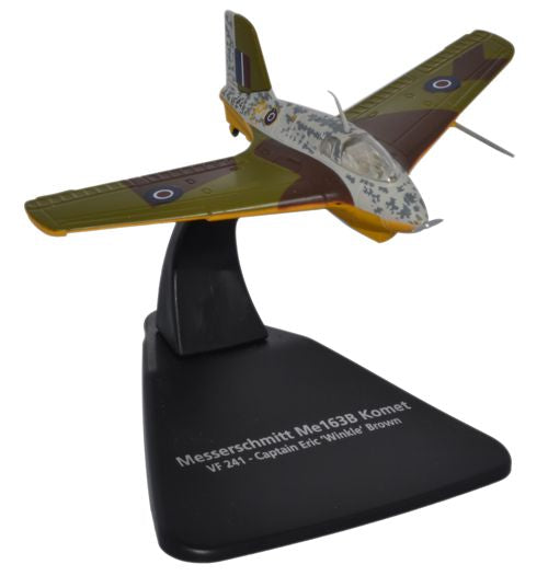 Oxford Diecast Eric Winkle Brown Me163B 1:72 Scale Model Aircraft AC073