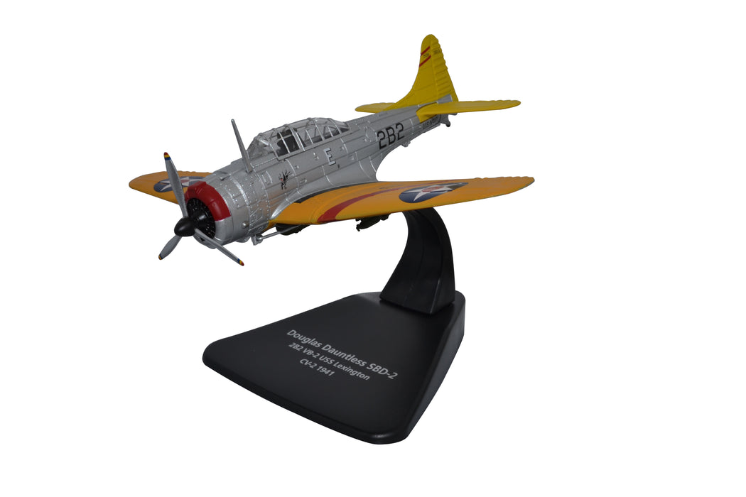 Oxford Diecast Douglas Dauntless Lexington 1:72 Scale Model Aircraft AC075