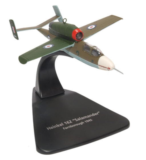 Oxford Diecast Heinkel HE162 RAF 1:72 Scale Model Aircraft AC076