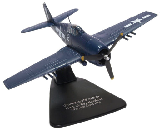 Oxford Diecast Grumman Hellcat Hawkins USS 1:72 Scale Model Aircraft AC078