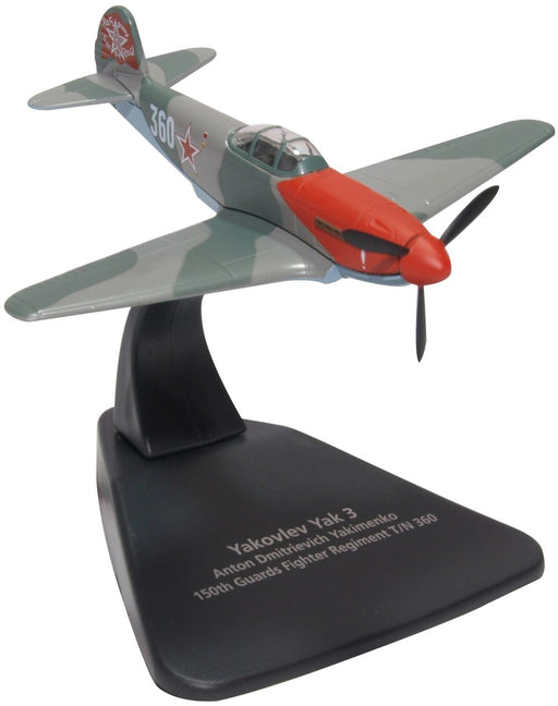 Oxford Diecast Yak 3 Anton Dmitrievich Yakimenko 150th Guards Reg 1945 AC088