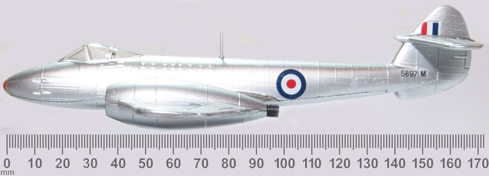 Oxford Diecast Gloster Meteor 5897M RAF Hednesford Staffs AC095
