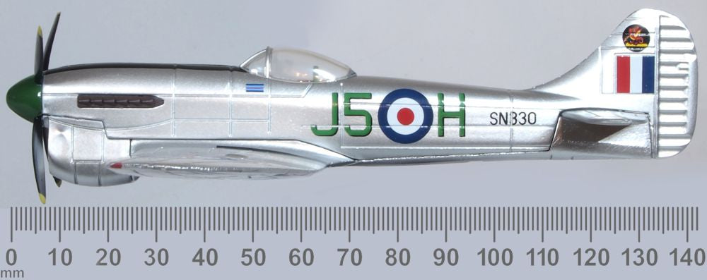Oxford Diecast RAF Sn330 3 Squadron Hawker Tempest Mkv AC103