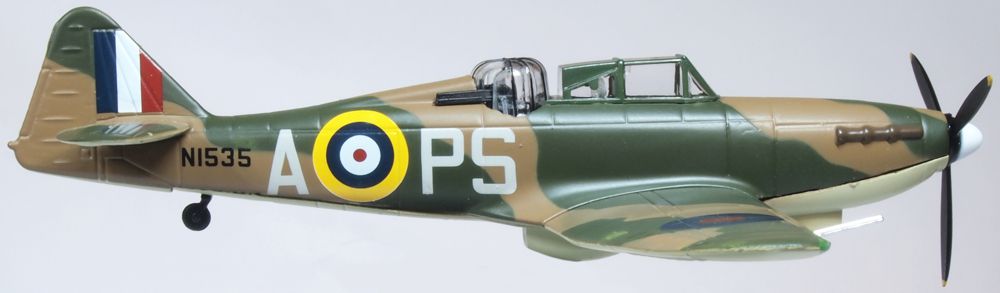 Oxford Diecast Boulton Paul Defiant 264 Squadron RAF Hornchurch 1940