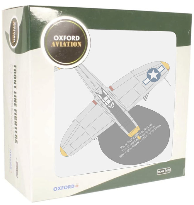 Oxford Diecast P-47 Thunderbolt 333rd FS318FG - Capt Daniel Boone AC117