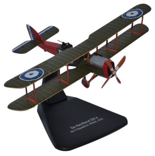 Oxford Diecast DH4 No5 Squadron  RNAS 1918 1:72 Scale Model Aircraft AD004