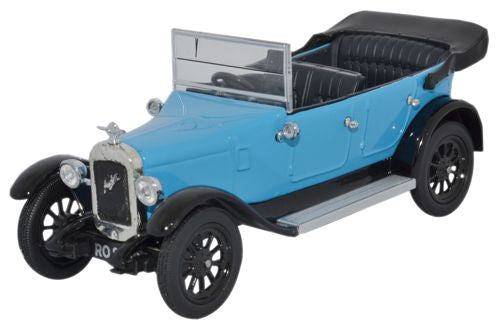 Oxford Diecast Austin Heavy Twelve Kingfisher Blue - 1:43 Scale AHT004