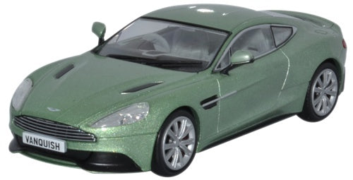 Oxford Diecast Aston Martin Vanquish Coupe Appletree Green 1:43 Scal