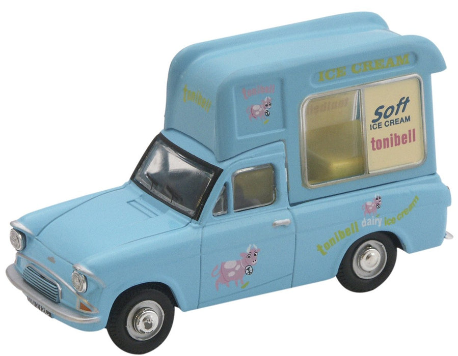 OXFORD DIECAST ANG014 Tonibell Blue Oxford Commercials 1:43 Scale Model Ice Cream Theme