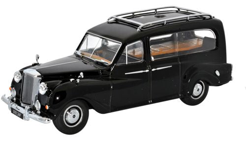 Oxford Diecast Austin Princess Hearse Black - 1:43 Scale APH001