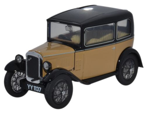 Oxford Diecast Austin Seven RN Saloon Fawn - 1:43 Scale ASS001