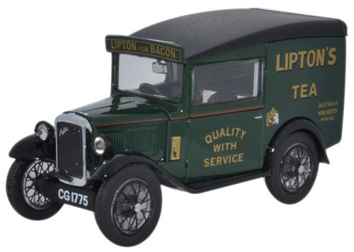 Oxford Diecast Austin Seven RN Van Liptons Tea - 1:43 Scale ASV003