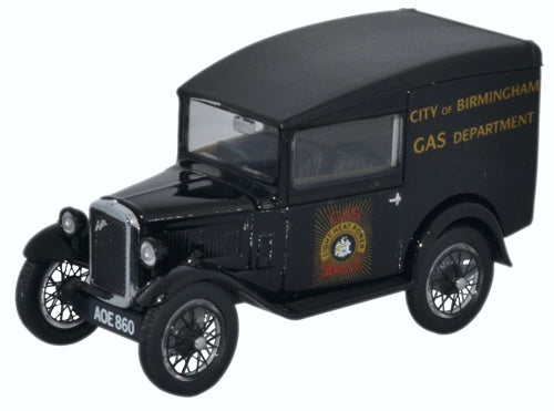 Oxford Diecast Austin Seven RN Van City Of Birmingham Gas Dept ASV006