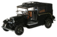 Oxford Diecast Black Austin Low Loader Taxi - 1:43 Scale AT001