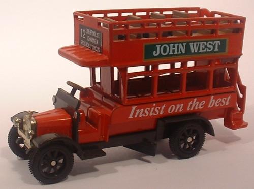 OXFORD DIECAST B003 John West Bus Oxford Original Bus 1:76 Scale Model Omnibus Theme