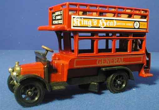 OXFORD DIECAST B004 Kings Head Oxford Original Bus 1:76 Scale Model Omnibus Theme