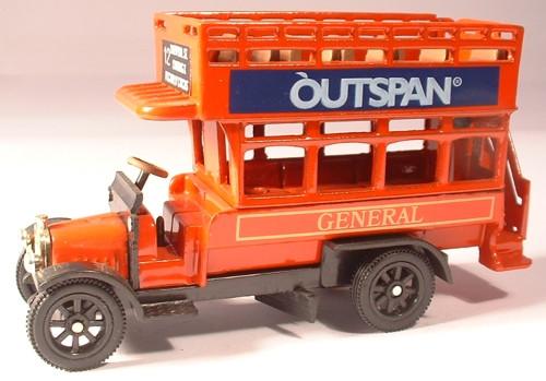 OXFORD DIECAST B010 Outspan Oxford Original Bus 1:76 Scale Model Omnibus Theme